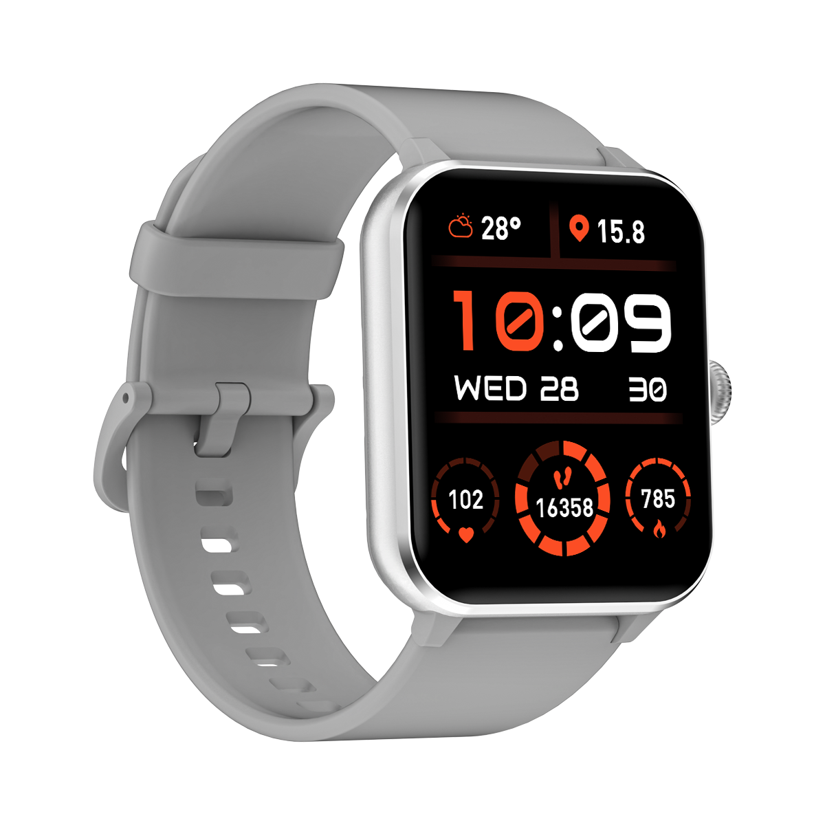 BLACKVIEW R50, 1.85-inch TFT HD, 350mAh Battery, 24-hour SpO2 Detection + Heart Rate Monitoring, Calls and SMS notificat