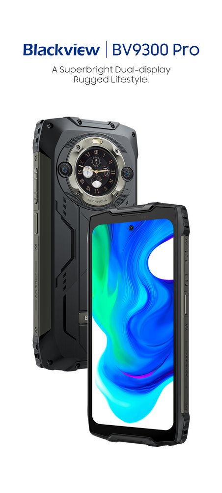 BLACKVIEW Rugged BV9300Pro 6.7" FHD+ 120Hz GG 5, 12GB+256GB, Helio G99, 15080mAh+33W, 100LM Flashlight CAM 64MP+32MP