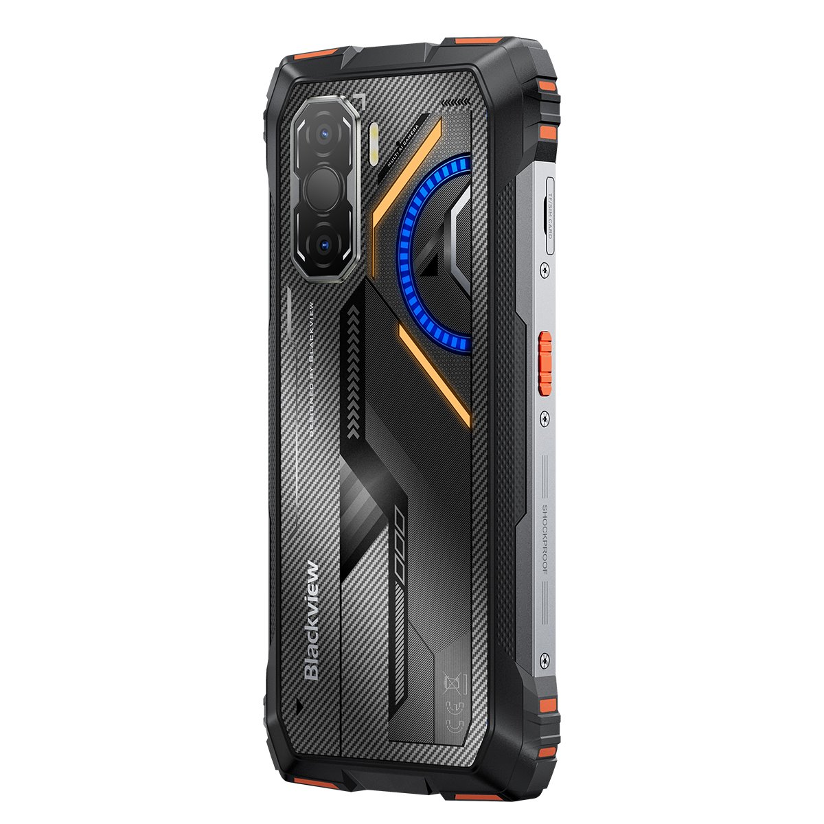 BLACKVIEW Rugged ROCK 3 LTE 6.78" ORANGE,FHD+ 2460x1080@120Hz,8+256GB,MT G100 Octa-Core 2.2GHz 50MP/108MP,NFC,Therm. cam