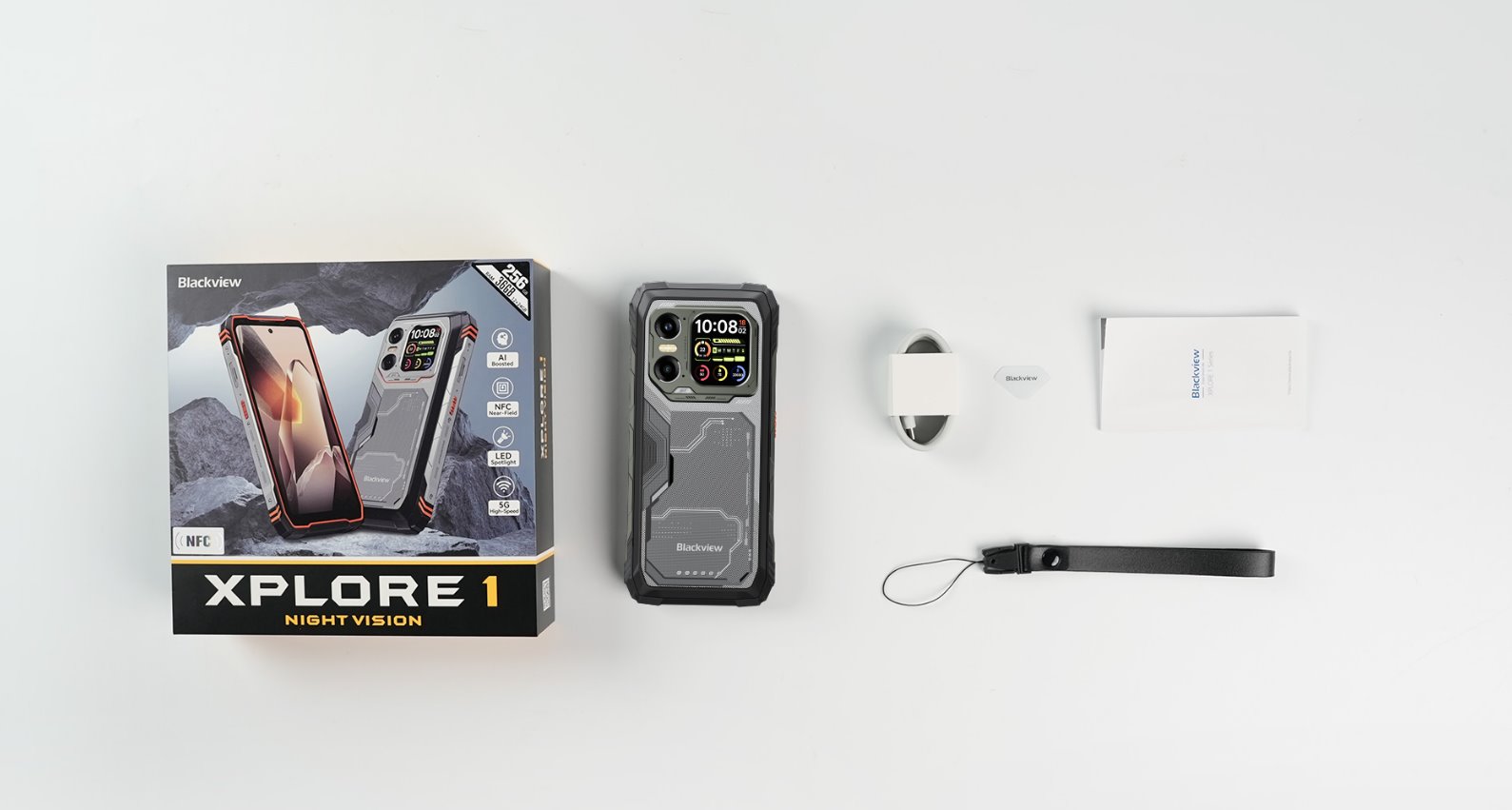 BLACKVIEW Rugged XPLORE 1 5G 6.78",FHD 2460x1080,12+256GB,Octa-core 2.4Ghz,50+64MP+20MP,Night,20000mAh,Android 15