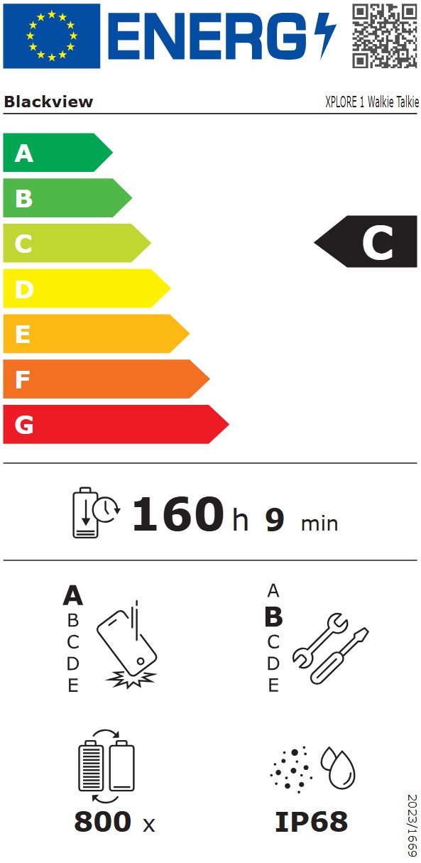 BLACKVIEW Rugged XPLORE 1 WT 5G Rugged 6.78",FHD 2460x1080,12+256GB,Octa-core 2.4Ghz,50+64MP+20MP,Night,20000mAh,Andr 15
