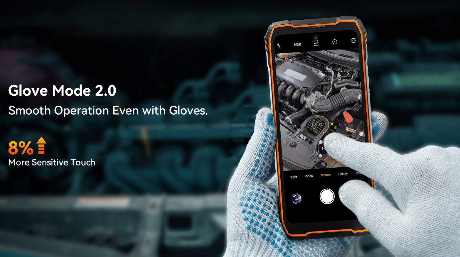 BLACKVIEW Rugged XPLORE 1X 5G 6.78",FHD 2460x1080,12+256GB,Octa-core 2.4Ghz,50+64MP+20MP,Night,20000mAh,Andr 15