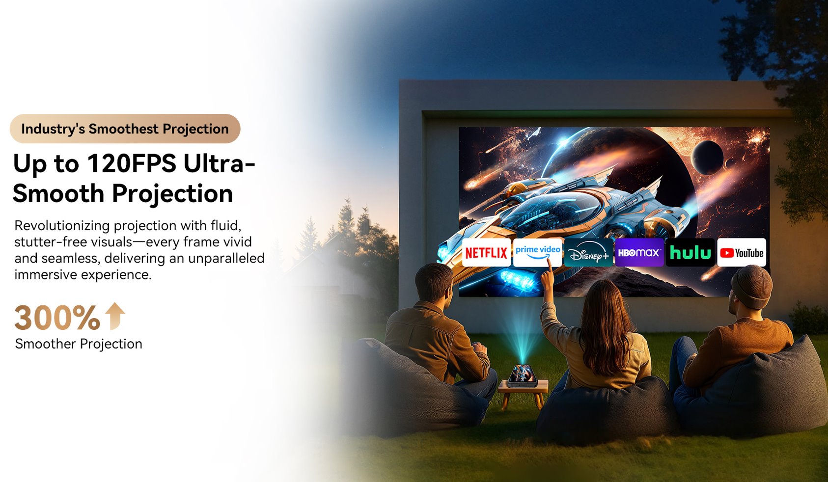 BLACKVIEW Rugged XPLORE 2 Projector BLACK,6.73" AMOLED 3200x1440 120Hz 12/256Gb MT 8300 Octa-Core 3.35GHz,50+20MP,NightV