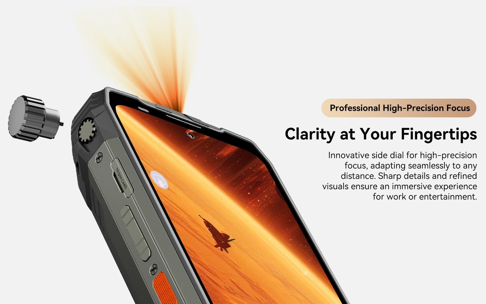 BLACKVIEW Rugged XPLORE 2 Projector BLACK,6.73" AMOLED 3200x1440 120Hz 12/256Gb MT 8300 Octa-Core 3.35GHz,50+20MP,NightV