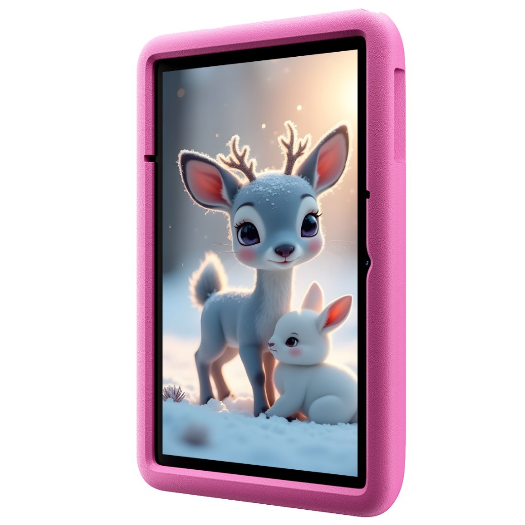BLACKVIEW Tab 60 Pro Kids LTE 10.1-inch HD+ 800x1280 IPS 60Hz 4GB/128GB Octa-core T606 1.6GHz 5MP Front/8MP Camera,Pink