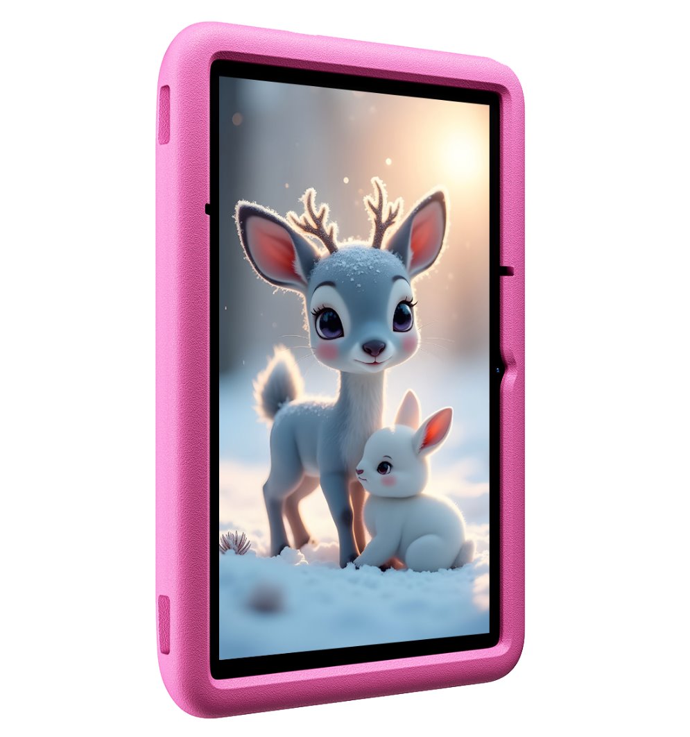 BLACKVIEW Tab 60 Pro Kids LTE 10.1-inch HD+ 800x1280 IPS 60Hz 4GB/128GB Octa-core T606 1.6GHz 5MP Front/8MP Camera,Pink
