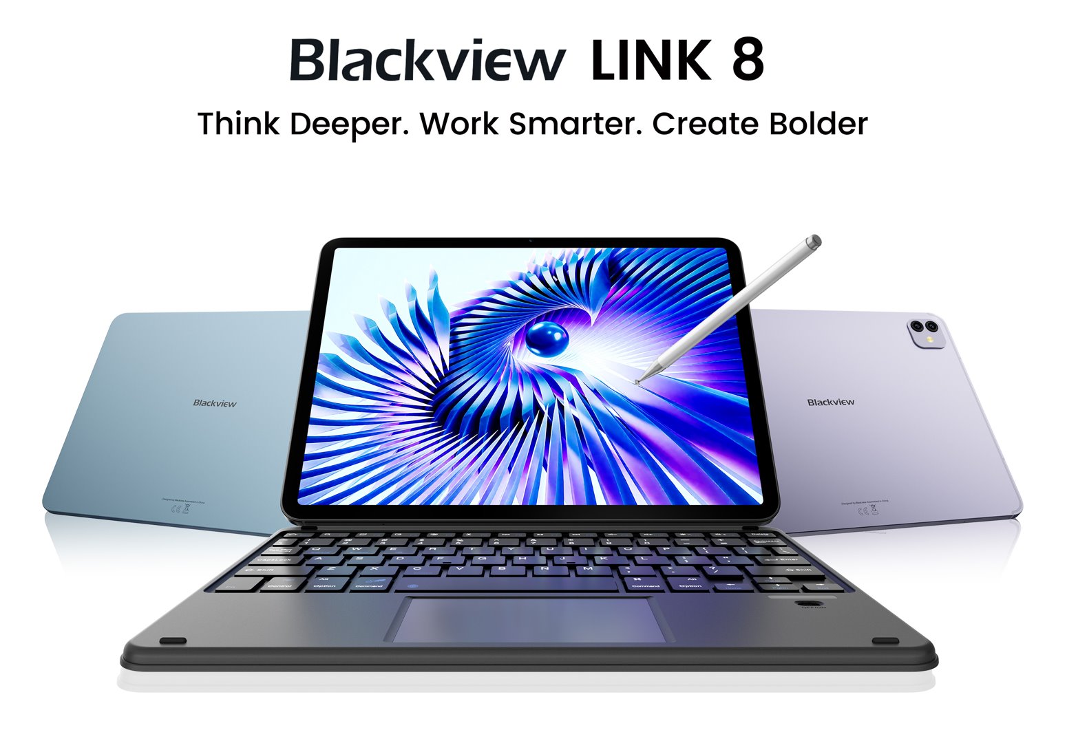 BLACKVIEW Tab LINK 8 SET WiFi 12.7" GREY,2176x1600,6GB+256GB,G100 Octa-core 2.2GHz,13MP+16MP,8400mAh,Android 15
