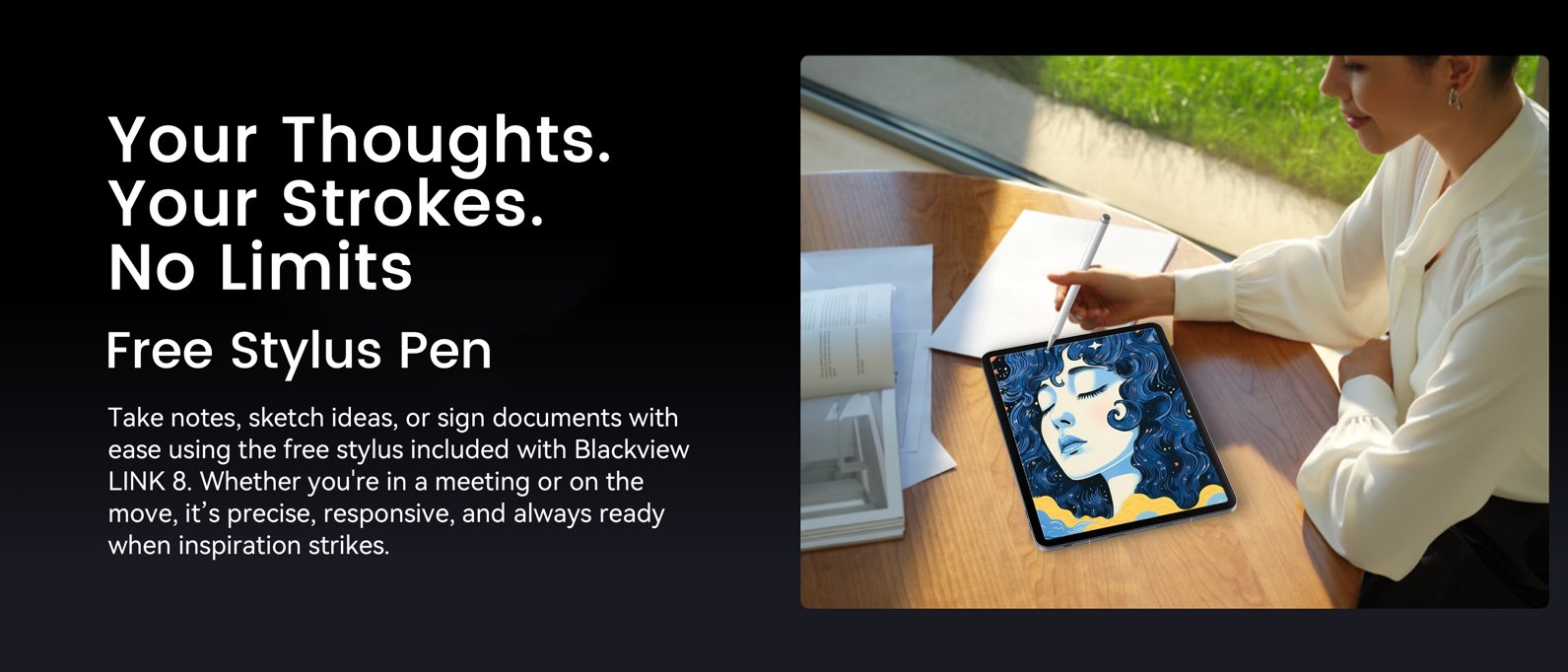 BLACKVIEW Tab LINK 8 SET WiFi 12.7" PURPLE,2176x1600,6GB+256GB,G100 Octa-core 2.2GHz,13MP+16MP,8400mAh,Android 15