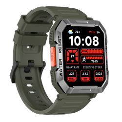 BLACKVIEW W60 2.01" HD,900mAh Battery, LED Flashlight & Compass Function, 24-hour SpO2 Detection + Heart Rate Monitoring