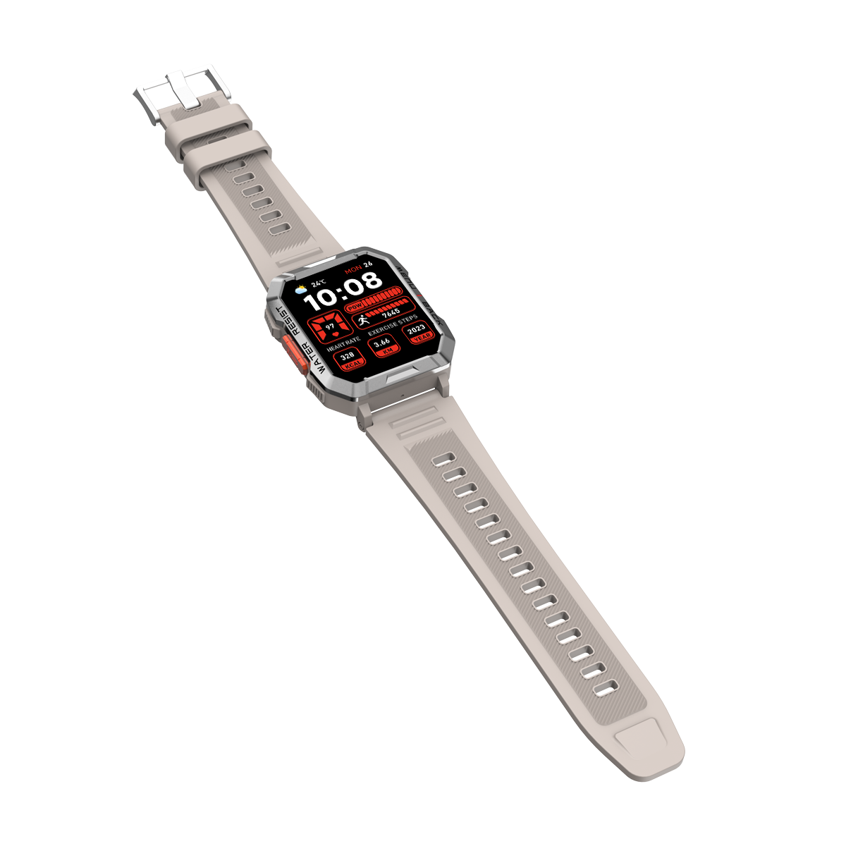 BLACKVIEW W60, 2.01inch HD,900mAh Battery, LED Flashlight & Compass Function, 24-hour SpO2 Detection + Heart Rate Monito