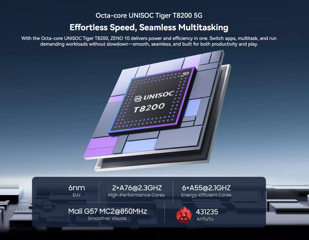 BLACKVIEW Zeno 10 5G SET 8GB/256GB 11",BLACK,IPS 1920x1080,Unisoc T765 Octa 2.3GHz,13MP/16MP camera,8800mAh,Andr 15