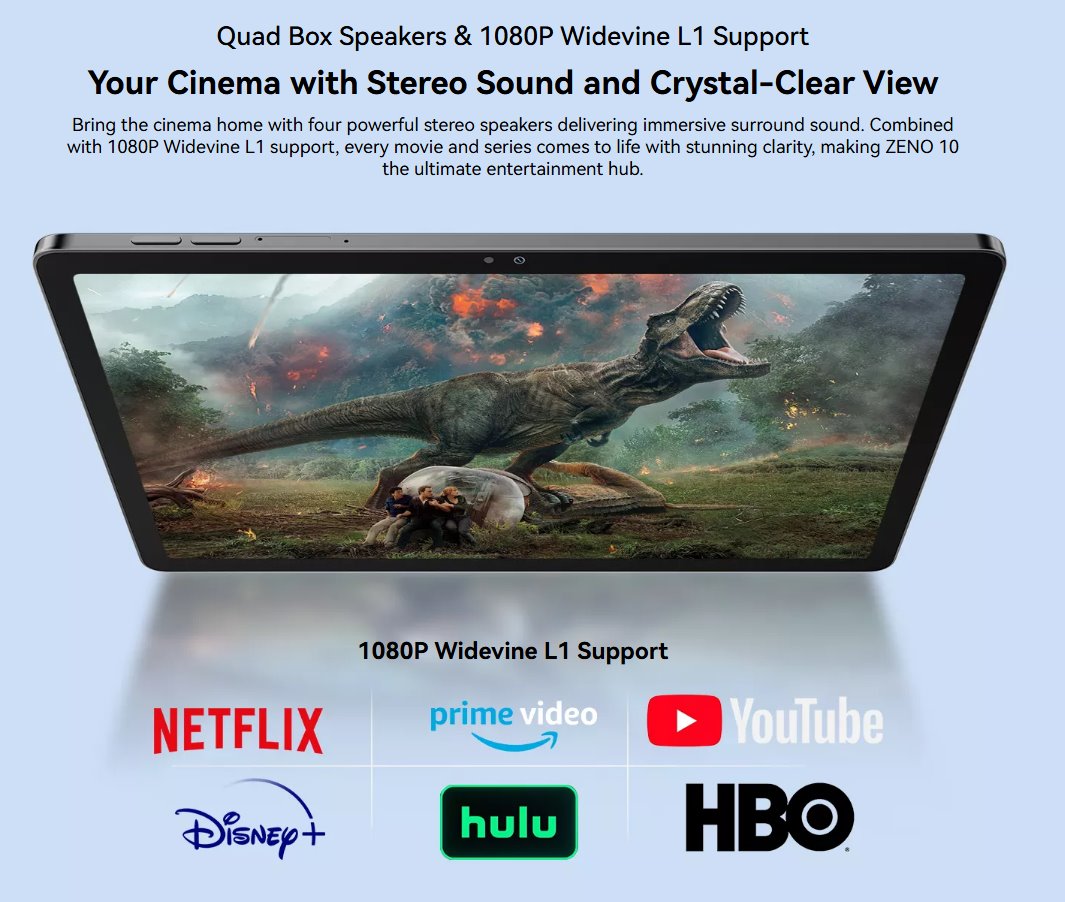 BLACKVIEW Zeno 10 5G SET 8GB/256GB 11",BLACK,IPS 1920x1080,Unisoc T765 Octa 2.3GHz,13MP/16MP camera,8800mAh,Andr 15