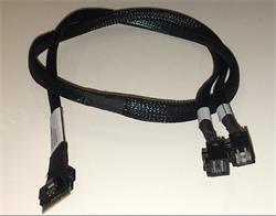 Broadcom LSI internal U.3 cable 1.0 m SlimLine x8 (SFF-8654) to 2x Mini-SAS HD (SFF-8643) black