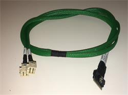 Broadcom LSI internal U.3 cable 1.0 m SlimLine x8 (SFF-8654) to 2x Mini-SAS HD (SFF-8643) white (for NVMe) SMC