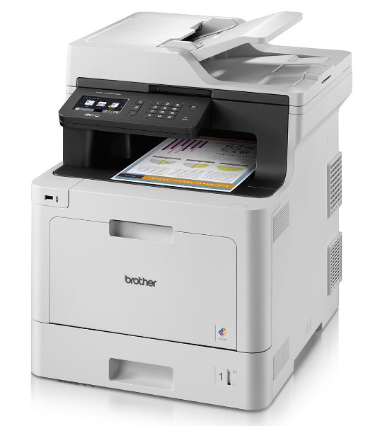 Brother laserová tiskárna MFC-L8690CDW - A4, 31/31str., 2400dpi, USB/WiFi/LAN, duplex, ADF, displej