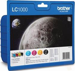 Brother LC-1000 VALBP, cartridge (multipack black + 3 colors)