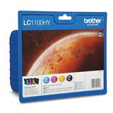 Brother LC-1100 HYVALBP, cartridge (multipack black + 3 colors)