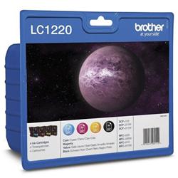 Brother LC-1220VALBP (multipack black + 3 colors)