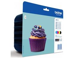 Brother LC-123 VALBP, cartridge (multipack black + 3 colors)