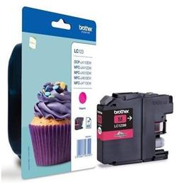 Brother LC-123M, cartridge magenta (600 str.)