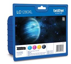 Brother LC-1280 XLVALBP, cartridge (multipack black + 3 colors)