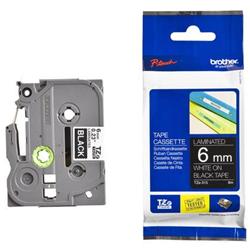 Brother TZe-315, kazeta 6mm, černá/bílá