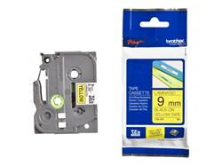 Brother TZe-621, kazeta 9mm, žlutá/černá