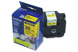 Brother TZe-661, kazeta 36mm, žlutá/černá