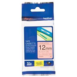 Brother TZe-B31, páska 12mm, signální oranžová/černá