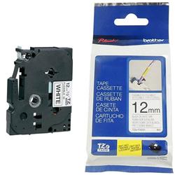 Brother TZe-FX231, páska 12mm, bílá/černá laminovaná