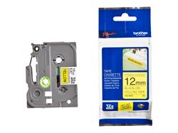 Brother TZES631, páska 12mm, žlutá/černá