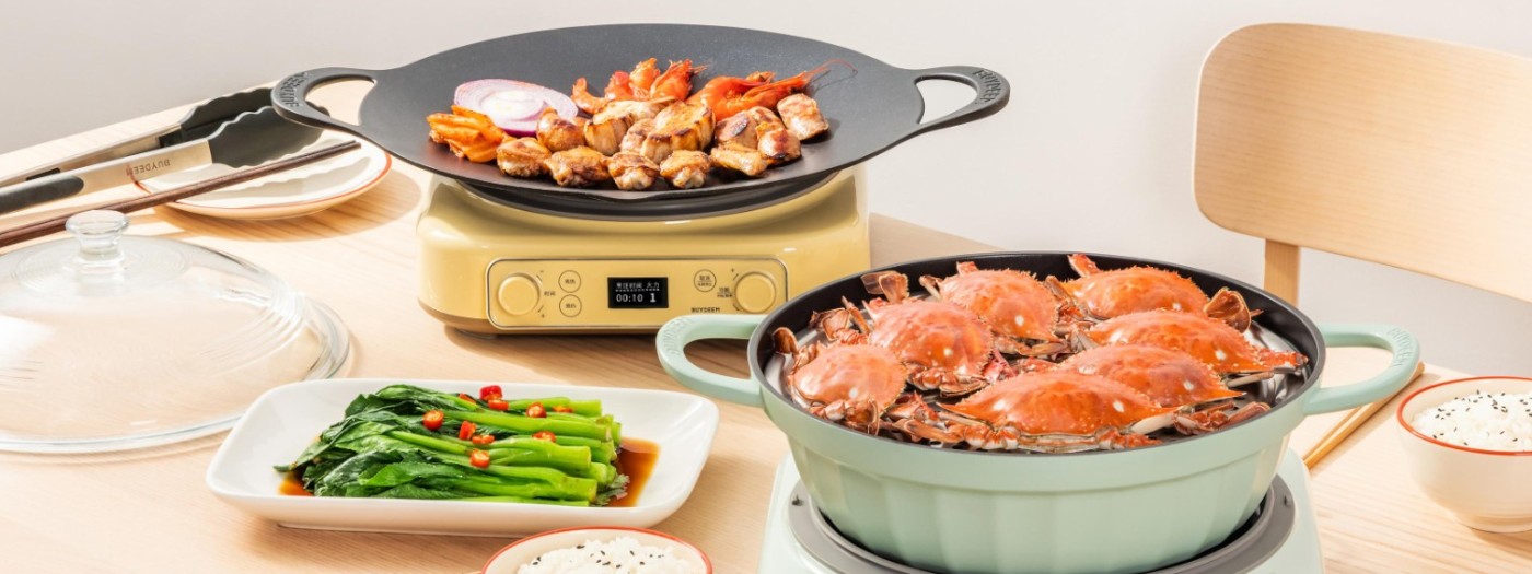 BUYDEEM Cast Aluminum Nonstick Frying Pan 30 cm, model CP102, color Mellow Yellow