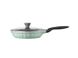 BUYDEEM CP151 hliníková pánev s nepřilnavým povrchem, průměr 26 cm, barva zelená