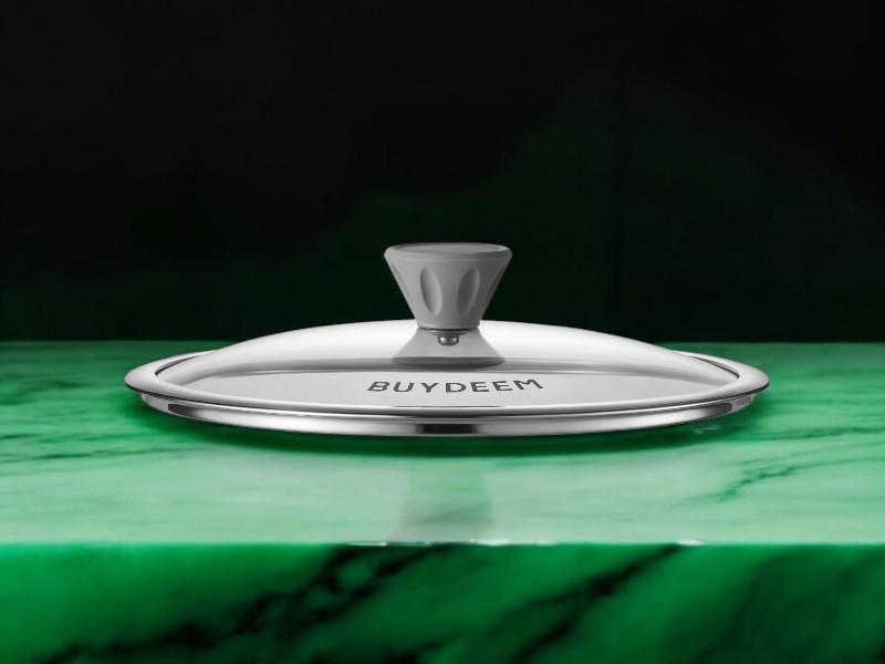 BUYDEEM CP151 hliníková pánev s nepřilnavým povrchem, průměr 26 cm, barva žlutá