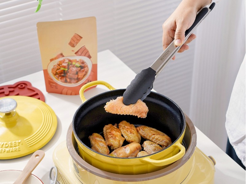 BUYDEEM CP521, Enameled Cast Iron Dutch Oven 2,9L, color Mellow Yellow