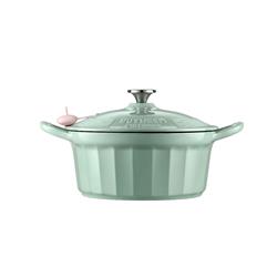 BUYDEEM Enameled Cast Iron Dutch Oven CP551-CG 3,9L, model CP551, color Cozy Greenish