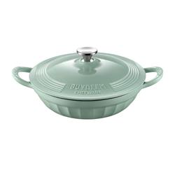 BUYDEEM Litinová Dutch Oven CP581-CG 3,3L, barva zelená, smaltované