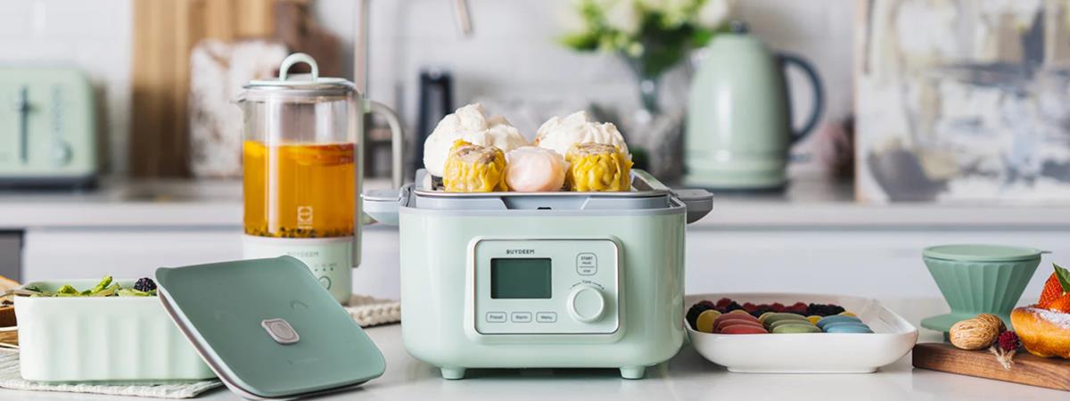 BUYDEEM Multifunkční parní hrnec G564, barva zelená