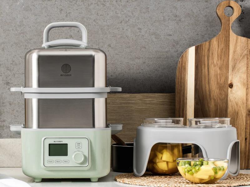 BUYDEEM Multifunkční parní hrnec G564, barva zelená