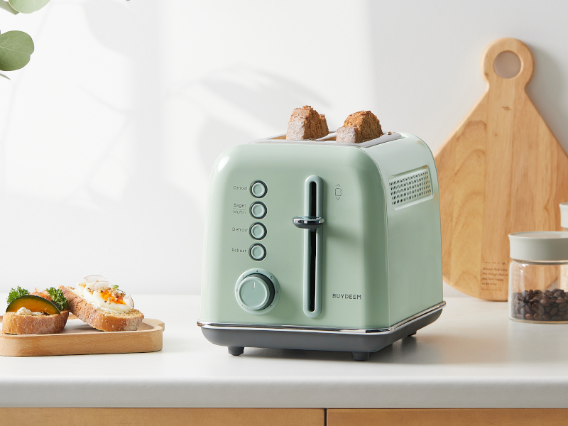 BUYDEEM Topinkovač 2 sloty DT620E, barva zelená