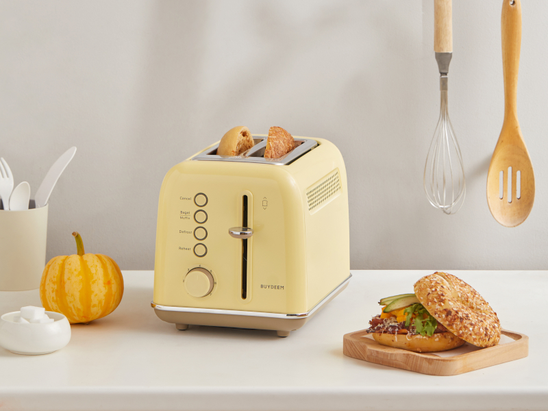 BUYDEEM Topinkovač 2 sloty DT620E, barva žlutá