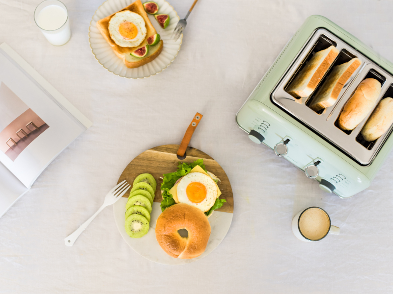 BUYDEEM Topinkovač 4 sloty DT640E, barva zelená