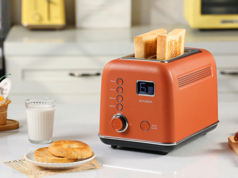 BUYDEEM Topinkovač automatický 2 sloty DT730E, barva oranžová