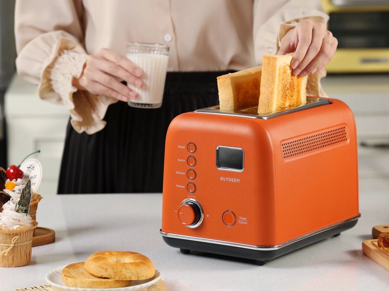 BUYDEEM Topinkovač automatický 2 sloty DT730E, barva oranžová