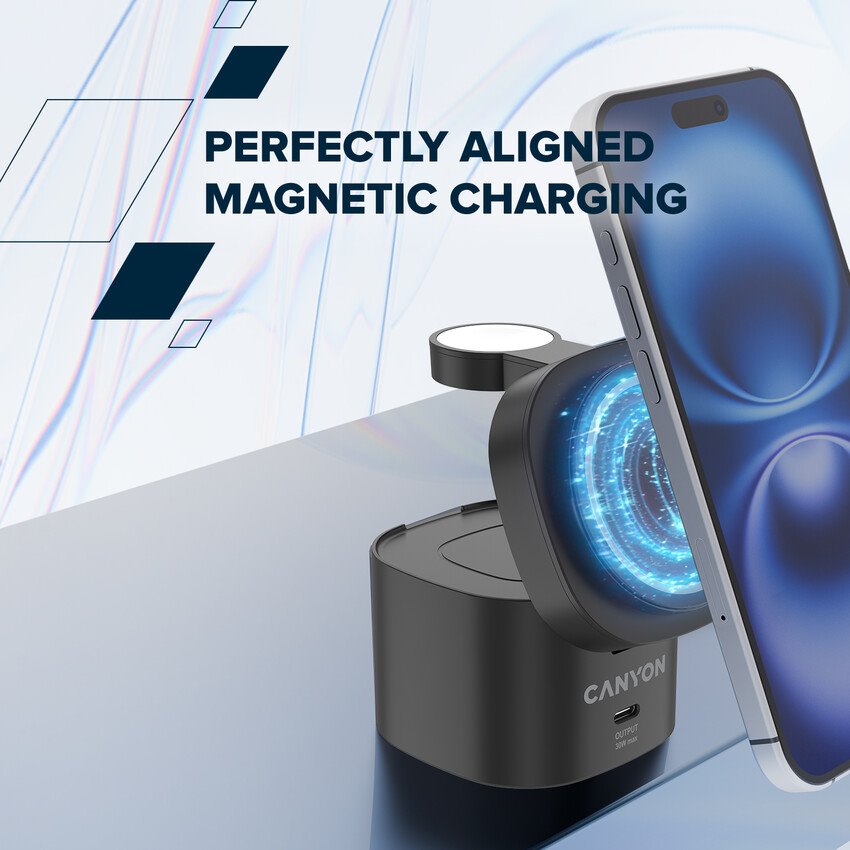 Canyon 4 in 1 Wireless Charging Stand OnCharge 405, 30W