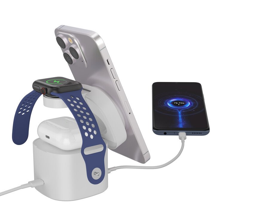 Canyon 4 in 1 Wireless Charging Stand OnCharge 405 qi2, 30W White