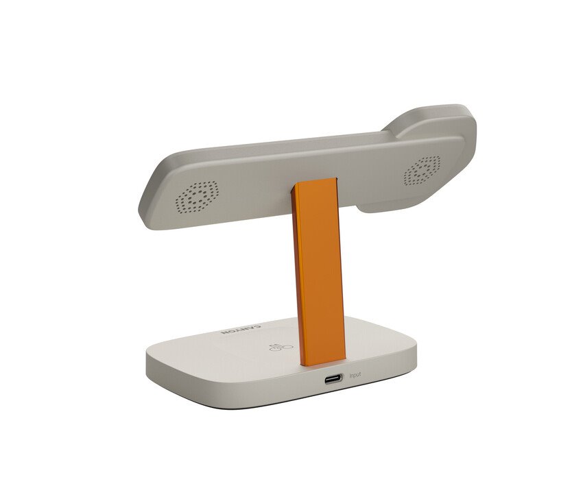 CANYON Bezdrátová nabíječka HEXAGON WCS-310 3in1 Grey/Orange