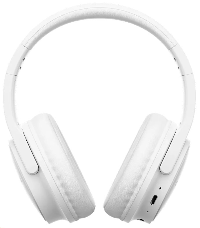 CANYON bezdrátová sluchátka OnRiff 4, BT 5.3, USB-C, baterie 500 mAh, mic., 40mm měniče, bílé