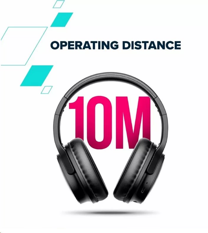 CANYON bezdrátová sluchátka OnRiff 4, BT 5.3, USB-C, baterie 500 mAh, mic., 40mm měniče, bílé