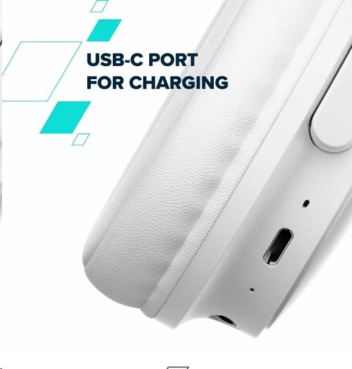 CANYON bezdrátová sluchátka OnRiff 4, BT 5.3, USB-C, baterie 500 mAh, mic., 40mm měniče, černé